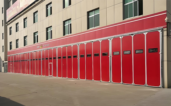 陇县工业折叠门